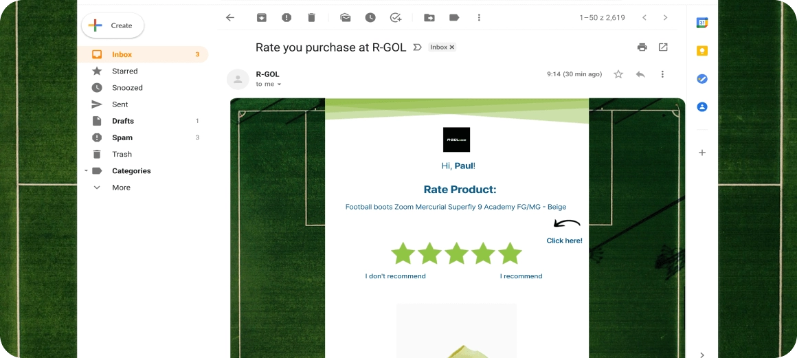 custom email